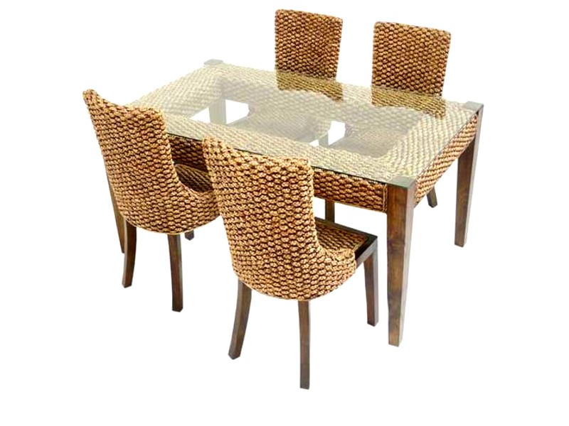 Alona rattan dining set