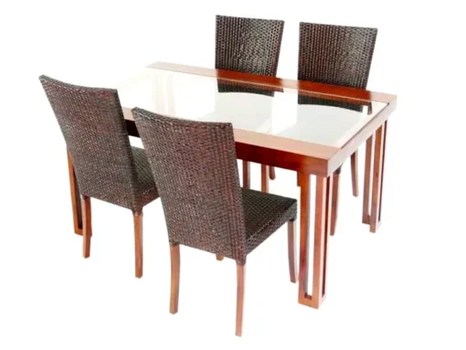 Vivian rattan dining set