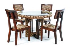 Iris rattan dining set