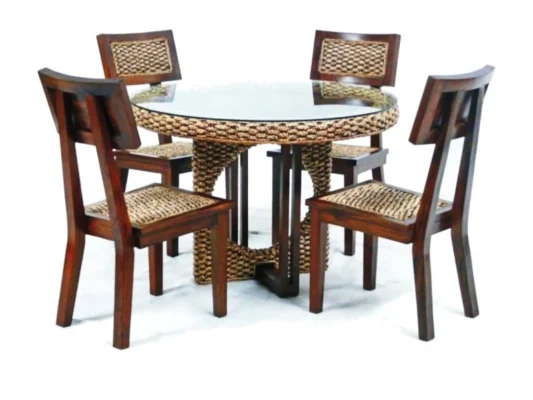 Iris rattan dining set