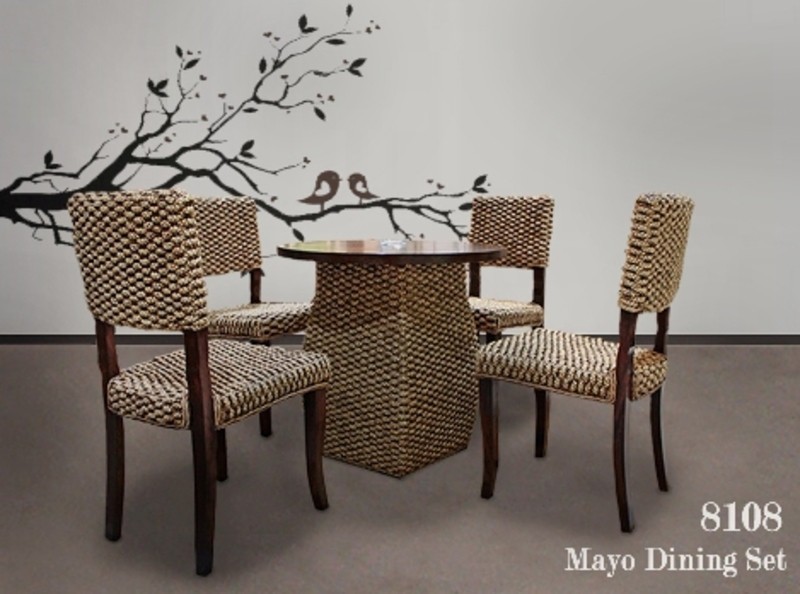Mayo rattan dining set