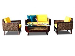 Bobby rattan living set