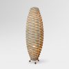Nganyam Floor Lamp White 100x100