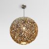 Pataya Hanging Lamp Natural 100x100