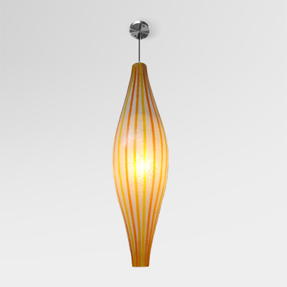 Peach Mozaic Hanging Lamp