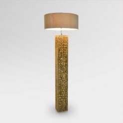 Teak Casting Floor Lamp
