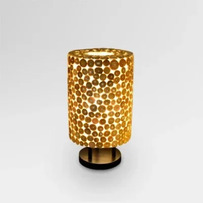 Teak Table Lamp