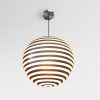 Zebra Ball Hanging Lamp Silver 100x100