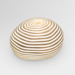 Zebra Stone Floor Lamp Large