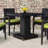 Adrian Synthetic rattan dining set Adrian Dining Set 100x100