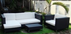 Armenia synthetic rattan living set