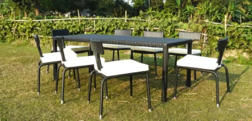 Batam Synthetic rattan dining set