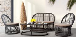 Canada synthetic rattan living set
