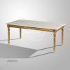 Hannah Coffee Table Marble Top 100x100