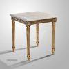 Kasha Side Table Marble Top 100x100