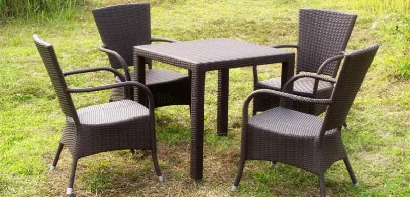 Kenanga Arm Chair Synthetic rattan dining set