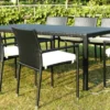 Renggo Synthetic rattan dining set — Piguno Hospitality