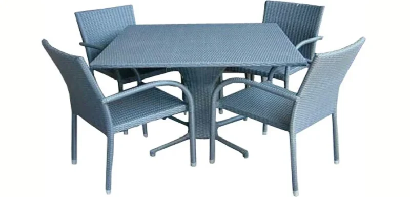 Mayesta Synthetic rattan dining set