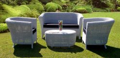 Merbabu synthetic rattan living set