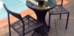 Montana Synthetic rattan dining set