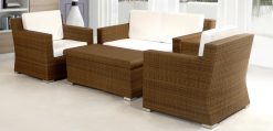 Napoli synthetic rattan living set
