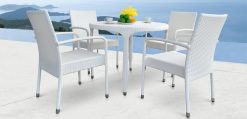 Nautica Synthetic rattan dining set
