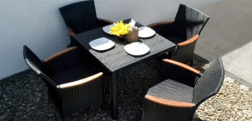 Nova Synthetic rattan dining set