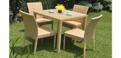 Panama Synthetic rattan dining set