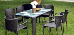 Sardinia Synthetic rattan dining set