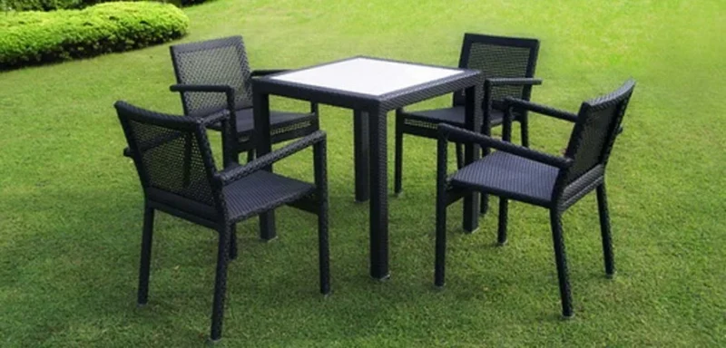 Seroja Synthetic rattan dining set