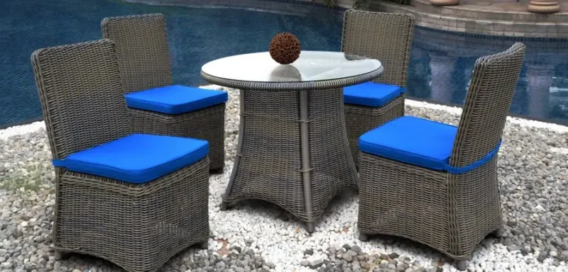 Stone Synthetic rattan dining set