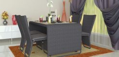 Terana Synthetic rattan dining set