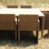 Valerie Synthetic rattan dining set — Piguno Hospitality
