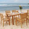 264PRS01 Praha Stacking Chair Monica Rect. Table 100x100