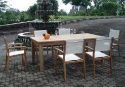 TBM01 Monica Recliner+ Rectangular Table Set