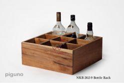 Wooden Bottle Rack