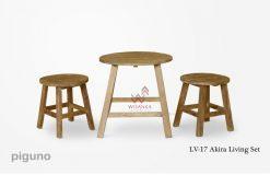 Akira Wooden Terrace Set