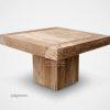 B1004 Huby Rustic Coffee Table 100x100