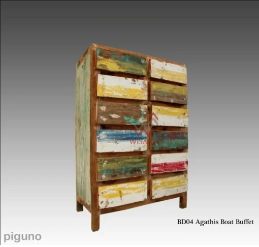 Agathis Boat Wood Buffet