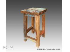 Miley Wooden Bar Stool