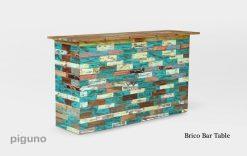 Brico Wooden Bar Table