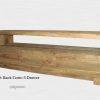 Tv Rack Corto 3 Wooden Drawers C1009 Tv Rack Corto 3 Drawers 100x100