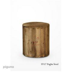 Pogba Wooden Stool