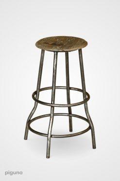 Uruma Wooden Bar Stool