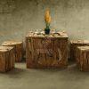 RL001 Square Reclaimed Teak 1 100x100