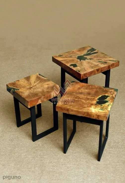 Leon Wooden Stool
