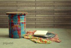 Drum Reclaimed Stool