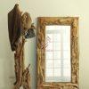Angola Wooden Standing & Mirror RM054 Angola Standing Hanger Natural 100x100