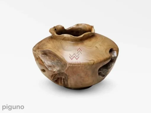 Barna Wooden Vase