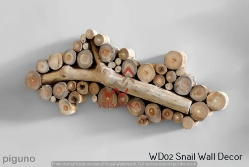Snail Wooden Wall Decor